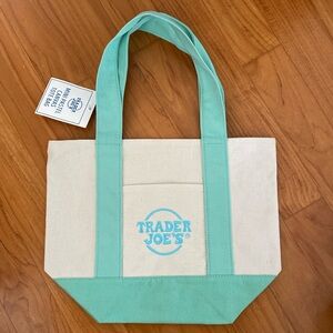 Trader Joe’s mini tote in pastel green